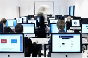 Computer lab in University of Iceland