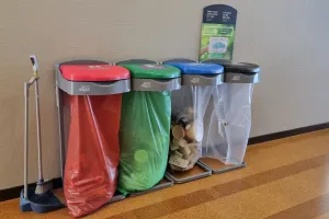 Garbage bags, University of Iceland