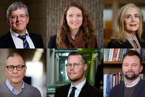 Newly elected members of the University Council.