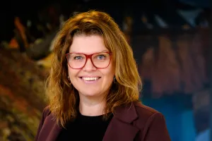 Íris Hrund Halldórsdóttir, a PhD student in geography.