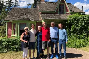 Rector and company paid a visit to Stephan G.'s house