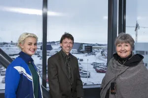Uta Reichardt, Guðmundur Freyr Úlfarsson and Guðrún Pétursdóttir