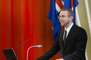 Axel Hall, the 500th doctor to graduate from the University of Iceland since its foundation in 1911.