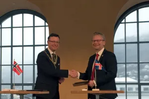 Dag Rune Olsen and Jón Atli Benediktsson