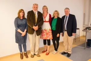 Hlíf Steingrímsdóttir, Þórarinn Gíslason, Erna Sif Arnardóttir, Erla Björnsdóttir and Alan I. Pack.