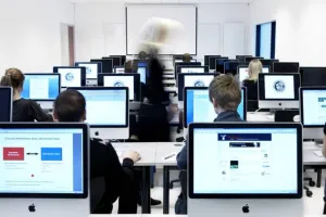 Computer lab in University of Iceland